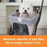 Juego de Almohada y Edredón para Coche de Mascota 5