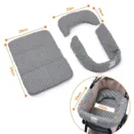 Juego de Almohada y Edredón para Coche de Mascota 5