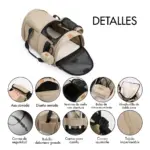 Transportador Mochila para Mascotas 2