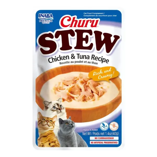 Churu Stew Snack para Gatos Chicken & Tuna Recipe