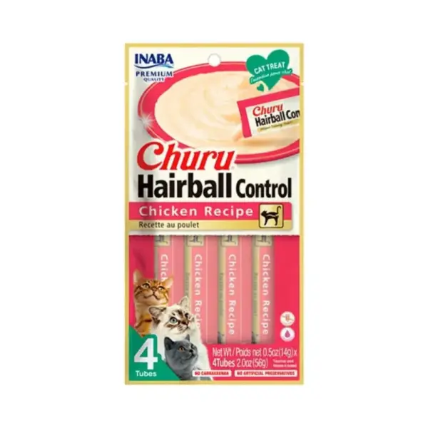 Churu Hairball Control Recipe x 4 Unid Chicken