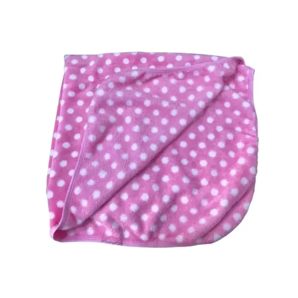 Manta de Felpa Rosado Dots