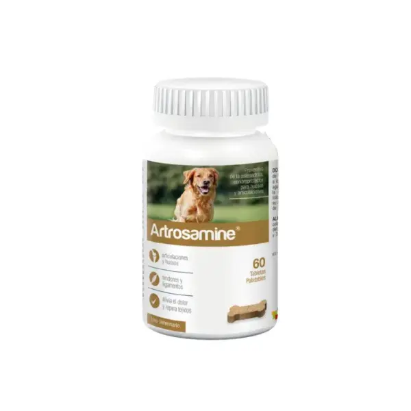 Artrosamine para Perros Frasco de 60 Tabletas