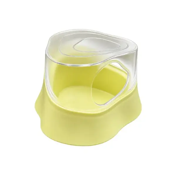 Baño para hamster amarillo