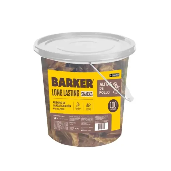 Barker Balde de Alitas de Pollo 100 unid